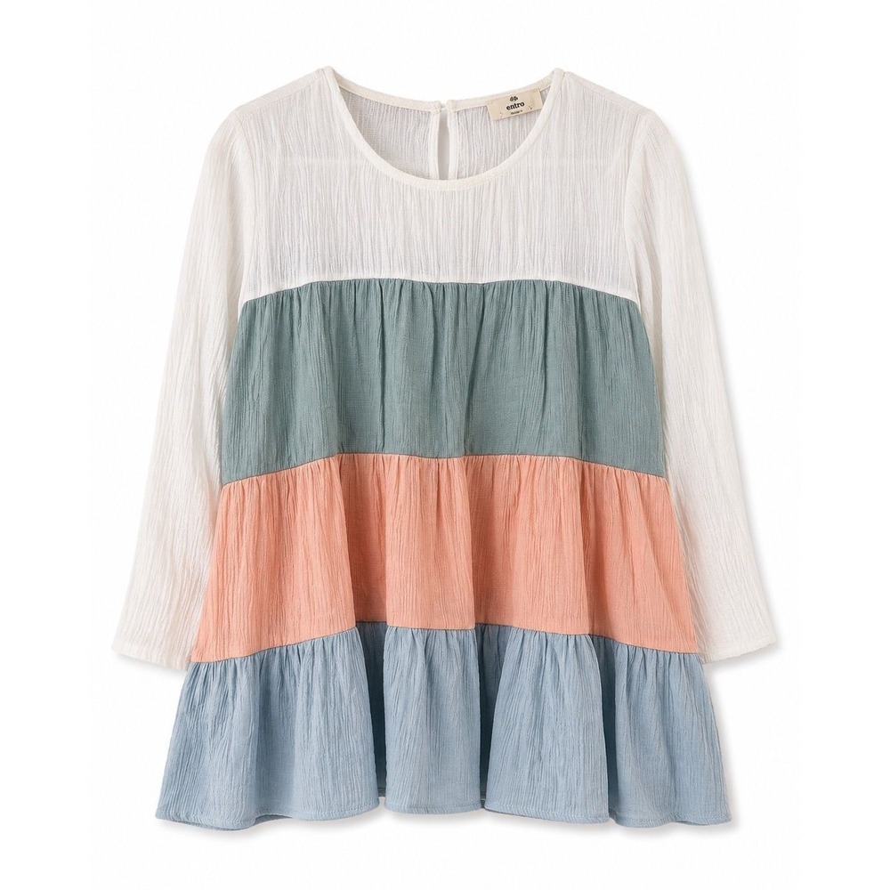 Entro Tiered Tunic Women's Size small NWT
